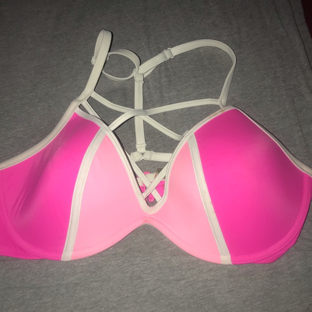 Pink bra